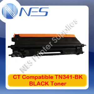 CT TN341BK A-Grade BLACK Toner Cartridge for HL-L8250CDN/HL-L8350CDW/MFC-L8600CDW/MFC-L8850CDW TN341 (2.5K)